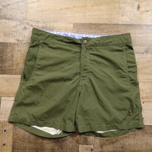 Retromarine New York Swim Shorts Men’s 32 Olive Green 5.5” Inseam